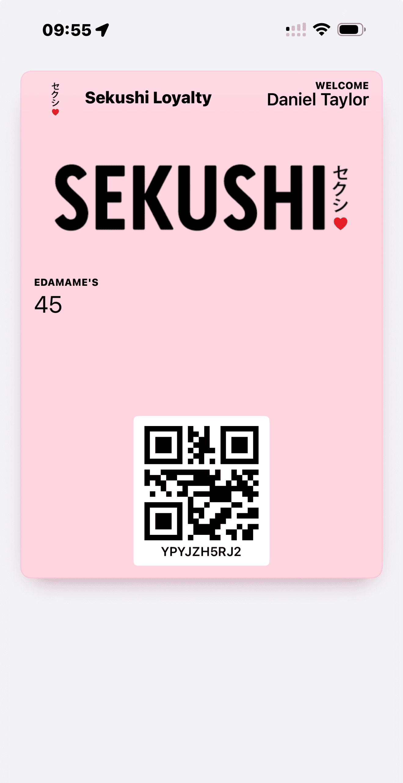 Sekushi Loyalty App