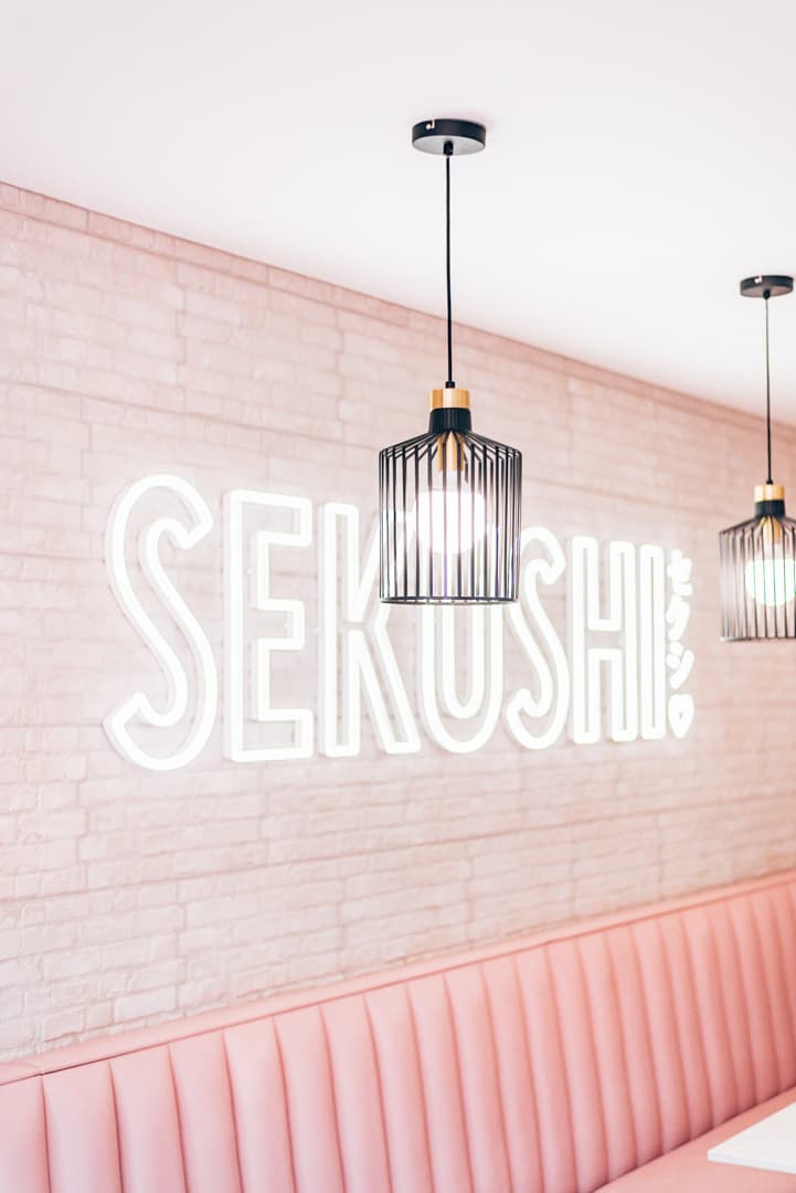 Sekushi Restaurant Interior - Contemporary Pan-Asian dining in Radlett